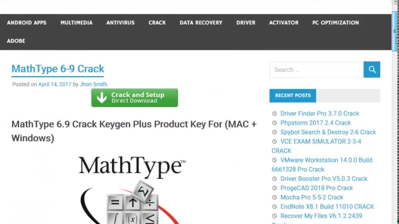mathtype 6.9 product key free