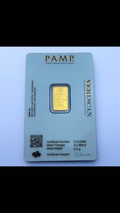 pamp certificate number
